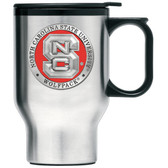 North Carolina State Wolfpack Stainless Steel Travel Mug