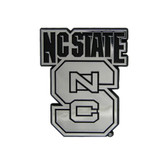 North Carolina State Wolfpack Silver Auto Emblem