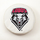 New Mexico Lobos White Tire Cover, Large