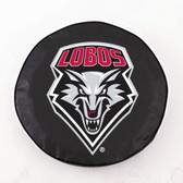 New Mexico Lobos Black Tire Cover, Large