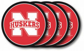 Nebraska Huskers Coaster Set - 4 Pack