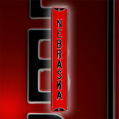 Nebraska Cornhuskers Vertical Sign