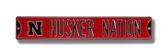 Nebraska Cornhuskers Husker Nation Street Sign
