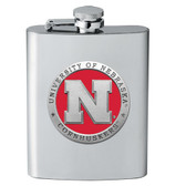 Nebraska Cornhuskers Flask