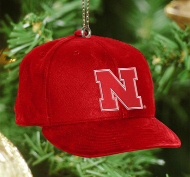 Nebraska Cornhuskers Santa Cap Ornament