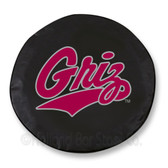 Montana Grizzlies Black Tire Cover, Small