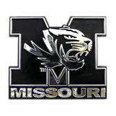 Missouri Tigers Silver Auto Emblem