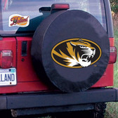 Missouri Tigers Black Tire Cover, Large