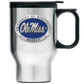 Mississippi Rebels Stainless Steel Travel Mug