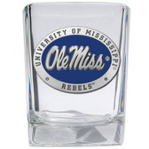 Mississippi Rebels Square Shot Glass Set