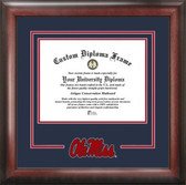 Mississippi Rebels Spirit Diploma Frame