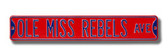 Mississippi Rebels Avenue Sign