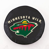 Minnesota Wild Black Tire Cover, Small