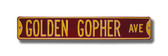 Minnesota Golden Gophers Avenue Sign
