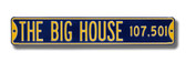 Michigan Wolverines The Big House 107,501 Street Sign