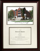 Michigan State University: Union 75th Anniversary Scholar Framed Lithograph with Diploma