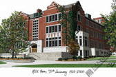 Michigan State University: Union 75th Anniversary Lithograph