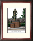 Michigan State University: Spartan Statue Alumnus Framed Lithograph