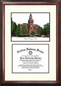 Michigan State University: Linton Hall Scholar Framed Lithograph with Diploma