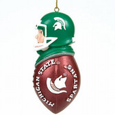 Michigan State Spartans Tackler Ornament