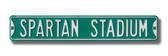 Michigan State Spartans Spartan Stadium Street Sign