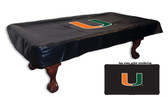 Miami Hurricanes Billiard Table Cover