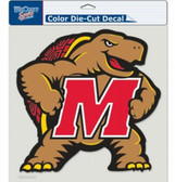 Maryland Terrapins Die-Cut Decal - 8"x8" Color