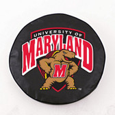 Maryland Terrapins Black Tire Cover, Large