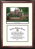 Marshall University Scholar Framed Lithograph with Diploma