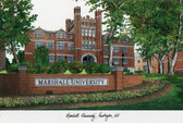 Marshall University Lithograph