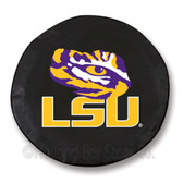 LSU Tigers Black Tire Cover, Large