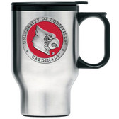 Louisville Cardinals Stainless Steel Travel Mug