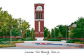 Louisiana Tech University Lithograph