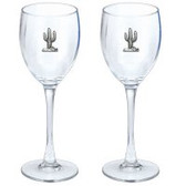 Saguaro Cactus Goblets (Set of 2)