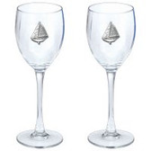 Sail Boat Goblets (Set of 2)