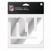 New York Giants 6x6 Perfect Cut Decal - Chrome