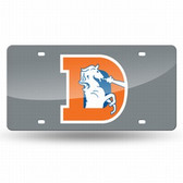 Denver Broncos Sliver Laser Tag - Throwback Logo
