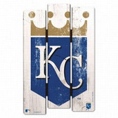 Kansas City Royals Wood Fence Sign
