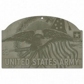US Army Eagle 11x17 Wood Sign