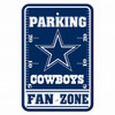 Dallas Cowboys 12x18 Plastic Fan Zone Sign