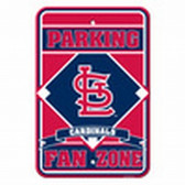 St. Louis Cardinals 12x18 Plastic Fan Zone Sign