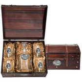 Bighorn Sheep Capitol Decanter Chest Set