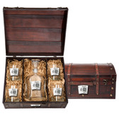 Black Jack Capitol Decanter Chest Set