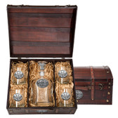 Elephant Capitol Decanter Chest Set