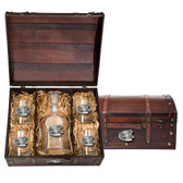 Frog Capitol Decanter Chest Set