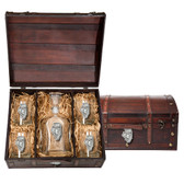 Illinois Capitol Decanter Chest Set