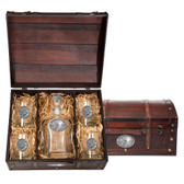 Mallard Ducks Capitol Decanter Chest Set