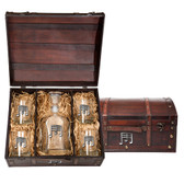 Music Note Capitol Decanter Chest Set