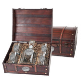 Rhino Capitol Decanter Chest Set
