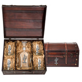 Saguaro Cactus Capitol Decanter Chest Set